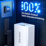 WK WP-U119 10W Dual USB Ports Travel Charger Power Adapter, US Plug, WP-U119 US Plug