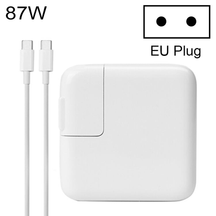 87W Typ-C Netzteil Tragbares Ladegerät mit 1,8m Typ-C Ladekabel, EU Stecker, 87W EU Stecker