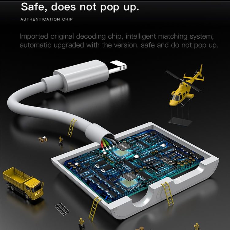JOYROOM S-Y104 Ben Serie Apple Dual Lightning Adapter, Länge: 1,2m
