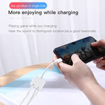 JOYROOM S-Y104 Ben Serie Apple 3,5+Lightning Adapter, Länge: 1,2m