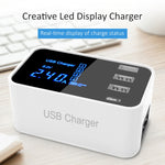 CDA30 20W 3 USB-Anschlüsse + USB-C / Type-C Anschlüsse Multifunktionsladegerät mit LED-Anzeige, UK-Stecker, UK-Stecker