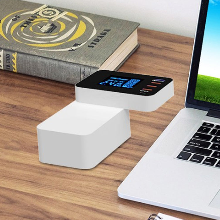 CDA33Q 40W QC 3.0 USB + 3 USB-Anschlüsse + USB-C / Type-C Anschlüsse Multifunktionsladegerät mit LED-Anzeige, EU-Stecker, EU-Stecker