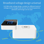 CDA33Q 40W QC 3.0 USB + 3 USB-Anschlüsse + USB-C / Type-C Anschlüsse Multifunktionsladegerät mit LED-Anzeige, UK-Stecker, UK-Stecker