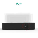 50W 6 USB-Anschlüsse + 2 USB-C / Type-C Anschlüsse + Kabelloses Laden Multifunktionsladegerät mit LED-Anzeige & abnehmbarem Rahmen, AU-Stecker, AU-Stecker
