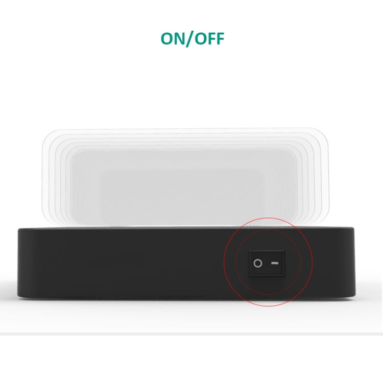 50W 6 USB-Anschlüsse + 2 USB-C / Type-C Anschlüsse + Kabelloses Laden Multifunktionsladegerät mit LED-Anzeige & abnehmbarem Rahmen, AU-Stecker, AU-Stecker