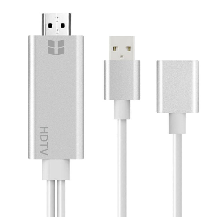 Onten 7562 USB-Weiblich-auf-HDMI Telefon-zu-HDTV Adapterkabel für iPhone / Android