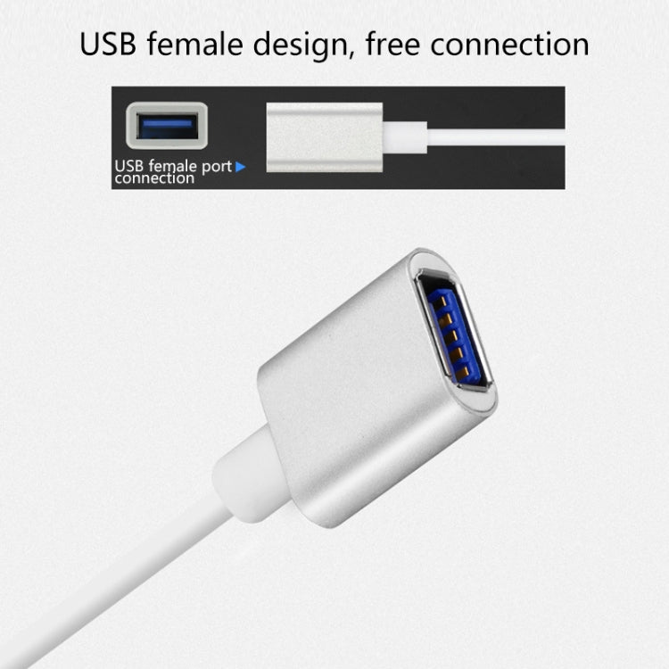 Onten 7562 USB-Weiblich-auf-HDMI Telefon-zu-HDTV Adapterkabel für iPhone / Android
