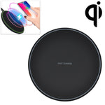 KD-1 Ultradünnes 10W Schnelllade-Wireless-Ladegerät für Android-Telefone & iPhone, Schnelles Laden, Schwarz