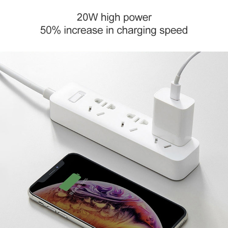 Original Xiaomi AD201 20W Reiseladegerät mit einer USB-C / Typ-C Schnittstelle, Schnellladeversion, US-Stecker, 20W