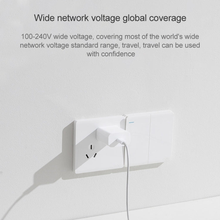 Original Xiaomi AD201 20W Reiseladegerät mit einer USB-C / Typ-C Schnittstelle, Schnellladeversion, US-Stecker, 20W