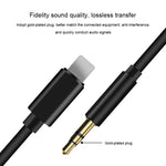 8-Pin-auf-3,5mm-AUX-Audio-Adapterkabel, Länge: 1m