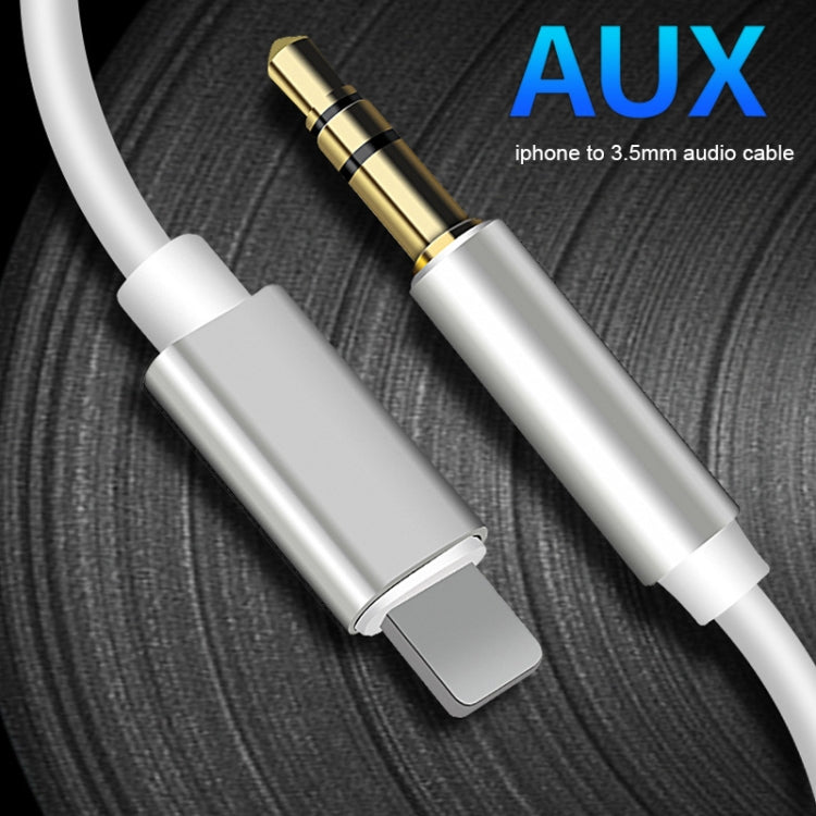 8-Pin-auf-3,5mm-AUX-Audio-Adapterkabel, Länge: 1m