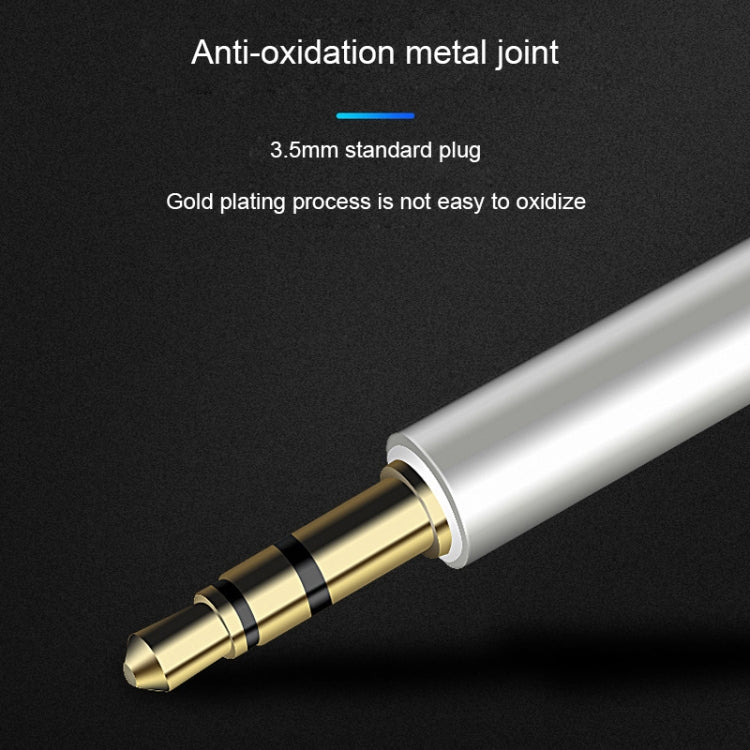 8-Pin-auf-3,5mm-AUX-Audio-Adapterkabel, Länge: 1m