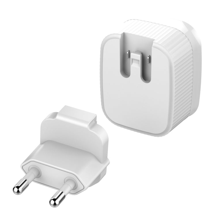 LDNIO A201 2.4A Dual USB Ladekopf Reise-Direktlade-Handyadapter-Ladegerät mit Micro-USB-Datenkabel, Micro-USB