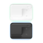 Z5A QI Vertikales magnetisches kabelloses Ladegerät für Mobiltelefone & Apple Watches & AirPods / Samsung Galaxy Buds / Huawei Free Buds, mit Touch-Ringlicht, Z5A