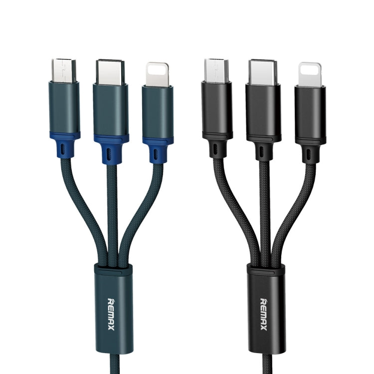 REMAX RC-131TH 1m 2.8A 3 in 1 USB zu 8 Pin & USB-C / Typ-C & Micro USB Ladekabel