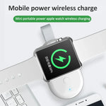 848 Universeller tragbarer Akku &amp; magnetisches kabelloses Ladegerät für Apple Watch Series 6 / 5 / SE / 4 / 3 / 2 / 1
