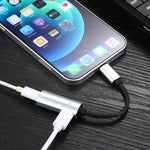 2 in 1 8 Pin Stecker zu Dual 8 Pin Buchse Lade- und Musik-Audio-Kopfhöreradapter, Kompatibel mit allen IOS-Systemen