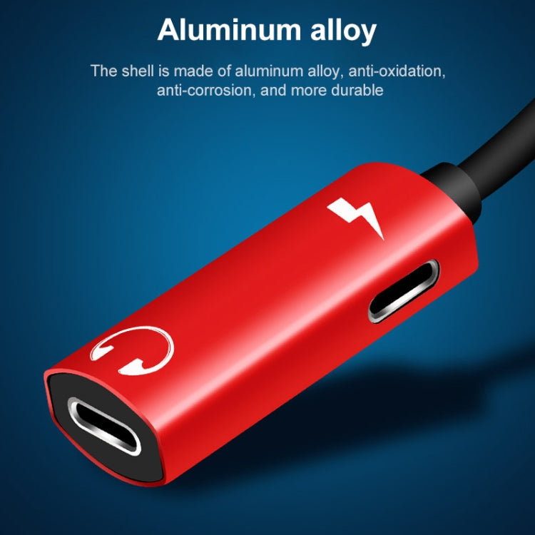 2 in 1 8 Pin Stecker zu Dual 8 Pin Buchse Lade- und Musik-Audio-Kopfhöreradapter, Kompatibel mit allen IOS-Systemen