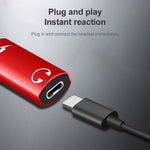2 in 1 8 Pin Stecker zu Dual 8 Pin Buchse Lade- und Musik-Audio-Kopfhöreradapter, Kompatibel mit allen IOS-Systemen