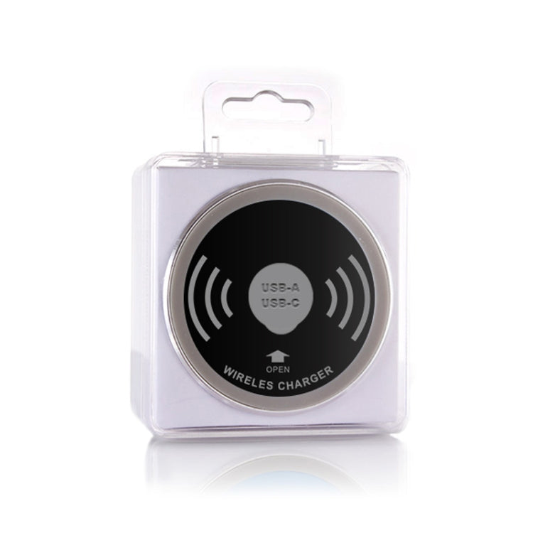 KP-ZMC Embedded-Schreibtisch-Wireless-Ladegerät mit PD+USB-Schnittstelle Kabellänge: 1,2 m