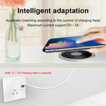 KP-ZMC Embedded-Schreibtisch-Wireless-Ladegerät mit PD+USB-Schnittstelle Kabellänge: 1,2 m