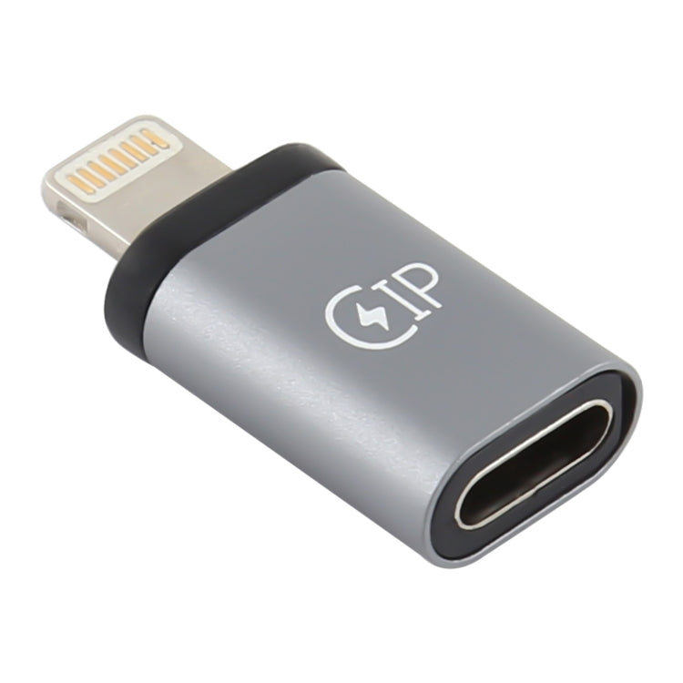 8 Pin Stecker zu USB-C / Typ-C Buchse Ladeadapter, Unterstützt Datenübertragung, 8 Pin Stecker