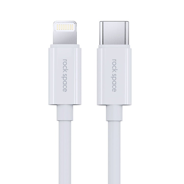 ROCK Space Z19 PD 20W 3A USB-C / Typ-C zu 8 Pin Schnelllade-TPE-Datenkabel, Kabellänge: 1m, Z19