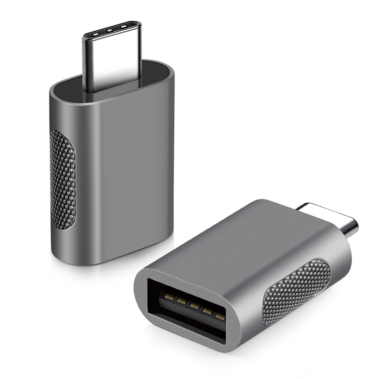 2 Stück SBT-158 USB-C / Typ-C Stecker auf USB 3.0 Buchse Zinklegierungsadapter, SBT-158 Schwarz, SBT-158 Gold, SBT-158 Roségold, SBT-158 Silber
