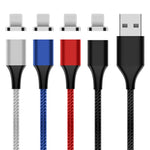 M11 5A USB auf 8 Pin Nylon geflochtenes magnetisches Datenkabel, Kabellänge: 2m, 8 Pin