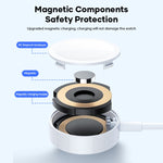 3 in 1 USB-C / Type-C zu 8 Pin + USB-C / Type-C + Magnetisches kabelloses Uhrenladegerät Datenkabel, Kabellänge: 1,2m, 3 in 1