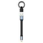 IVON CA90 2,4A USB zu 8 Pin Tragbares Datenkabel mit Ring, Länge: 14,5cm, 8 Pin
