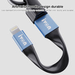 IVON CA90 2,4A USB zu 8 Pin Tragbares Datenkabel mit Ring, Länge: 14,5cm, 8 Pin