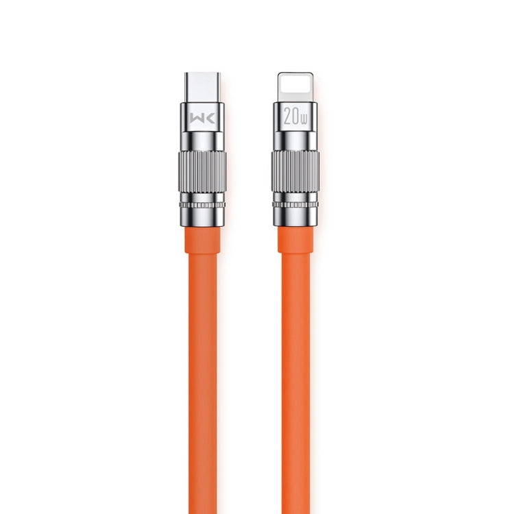 WK WDC-187 Qjie-Serie 20W USB-C/Typ-C auf 8-Pin Schnelllade-Datenkabel, Länge: 1m, USB-C/Typ-C auf 8-Pin
