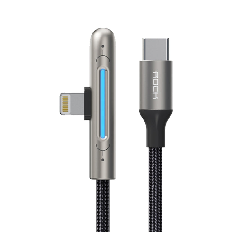ROCK RCB0811 M3 20W USB-C/Type-C auf 8-Pin Zinklegierung Schnelllade-Mobilfunkkabel, Länge: 1m, Typ-C auf 8-Pin (1m)