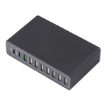 MFT-03Q 10-in-1 65W QC3.0 USB Smart-Schnellladegerät, EU-Stecker, EU-Stecker