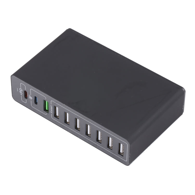 MFT-03Q 10-in-1 65W QC3.0 USB Smart-Schnellladegerät, EU-Stecker, EU-Stecker