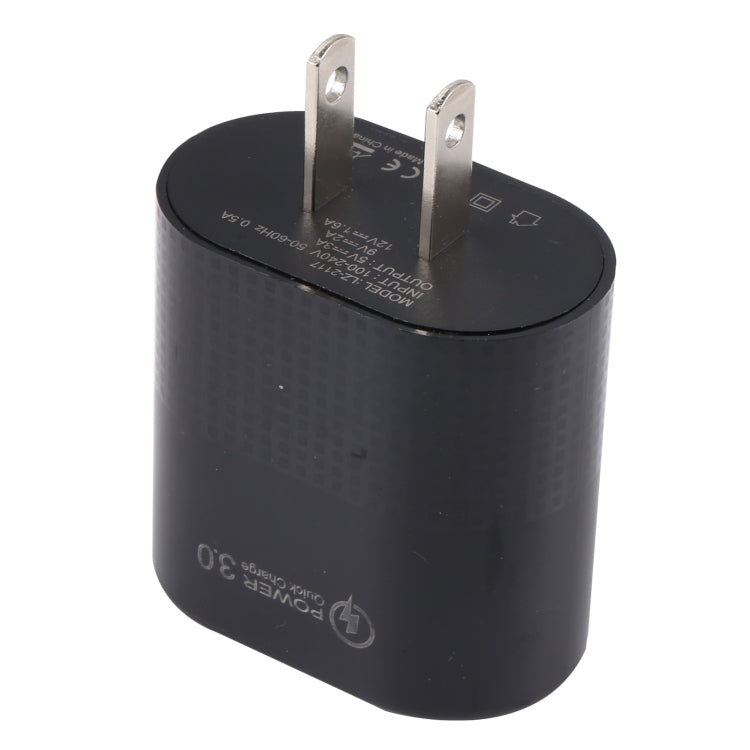 LZ-2117 18W QC3.0 3.1A USB-Schnellladegerät, US-Stecker