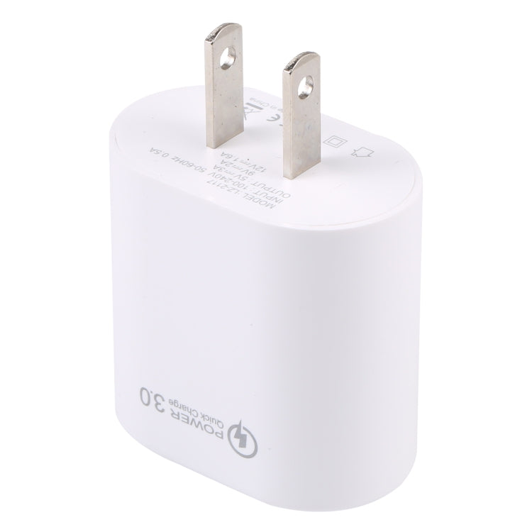 LZ-2117 18W QC3.0 3.1A USB-Schnellladegerät, US-Stecker