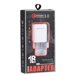 LZ-2117 18W QC3.0 3.1A USB-Schnellladegerät, US-Stecker