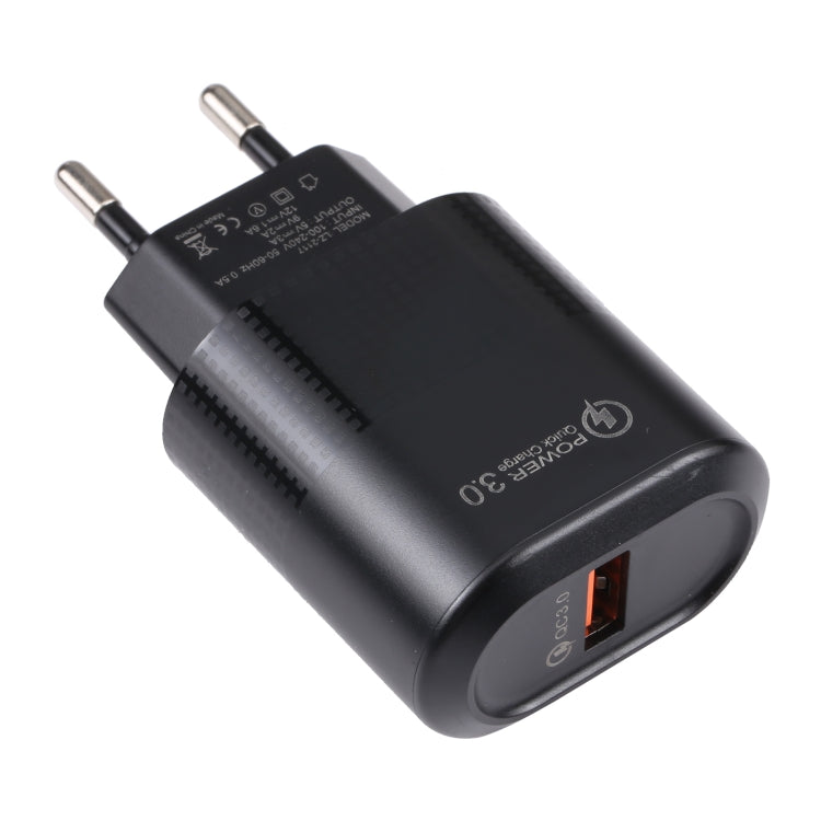 LZ-2117 18W QC3.0 3.1A USB-Schnellladegerät, EU-Stecker, EU-Stecker