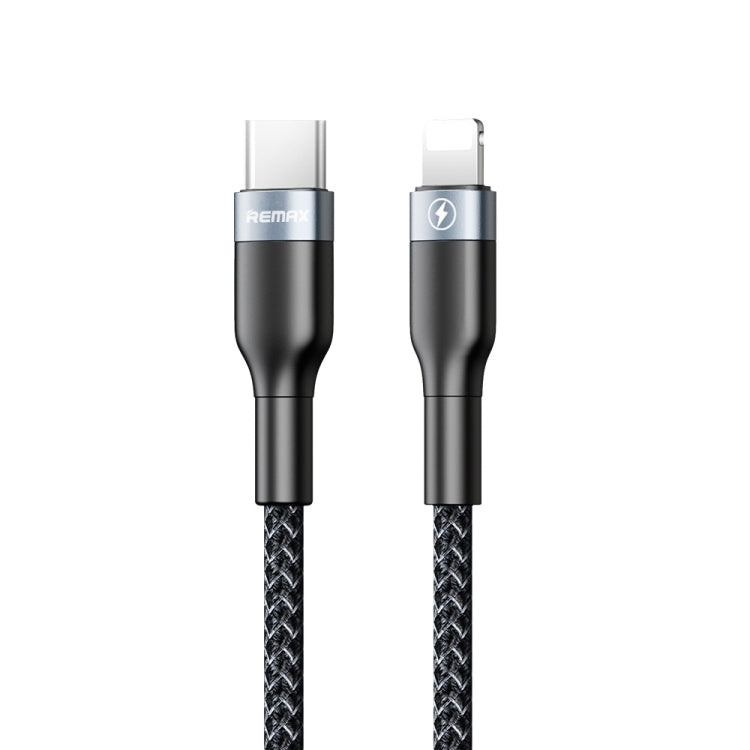 REMAX RC-009i 1m 2.22A USB-C / Type-C auf 8 Pin 20W PD Schnelllade-Datenkabel, Type-C auf 8 Pin 20W