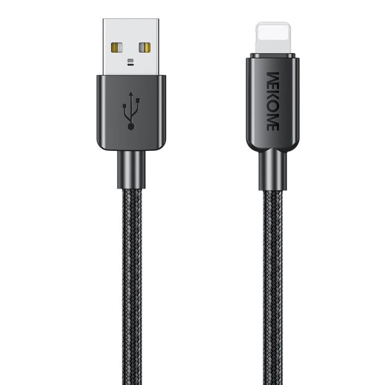 WEKOME WDC-03 Tidal Energy Serie 2,4A USB-auf-8-Pin Geflochtenes Datenkabel, Länge: 1m, USB-auf-8-Pin