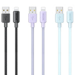 WEKOME WDC-03 Tidal Energy Serie 2,4A USB-auf-8-Pin Geflochtenes Datenkabel, Länge: 1m, USB-auf-8-Pin