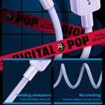 WEKOME WDC-03 Tidal Energy Serie 2,4A USB-auf-8-Pin Geflochtenes Datenkabel, Länge: 1m, USB-auf-8-Pin