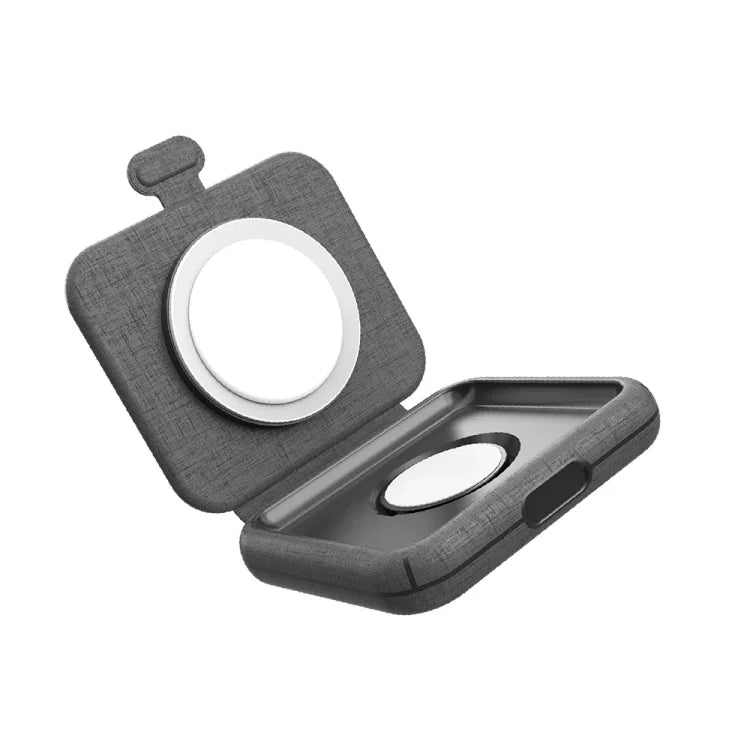 MOMAX UD30 Q.Mag Go 2-in-1 Faltbares MagSafe Magnetisches Kabelloses Ladegerät