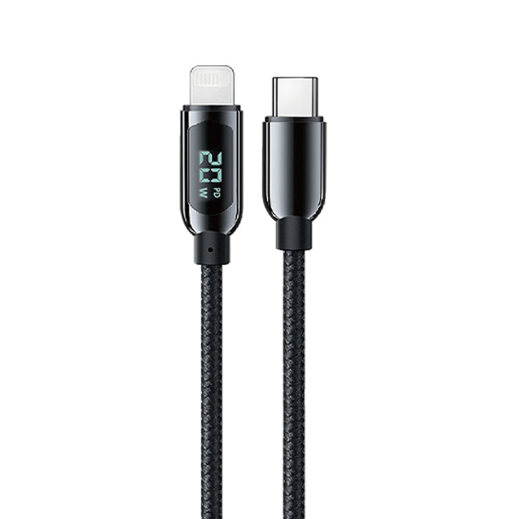 Mutural Li-CC001 1,2m PD20W Digitalanzeige USB-C / Typ-C auf 8 Pin Ladedatenkabel, Typ-C auf 8 Pin