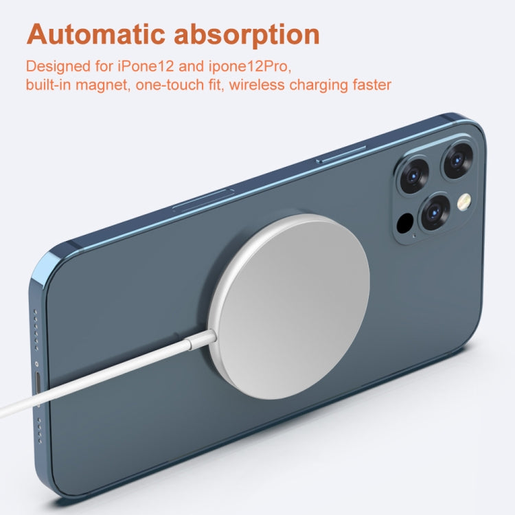 M1 Magnetisches Positionierungs-Wireless-Ladegerät aus Aluminiumlegierung