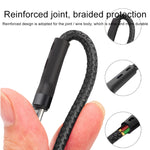 100W 6A Type-C zu 8 Pin+Type-C+Micro USB Lade-Datenkabel, 1,3m