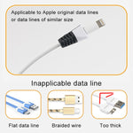 2 Stk. bruchsicheres USB-Ladekabel, Wickler, Schutzhülle